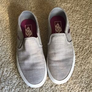 Vans Chambray Asher Slip ons